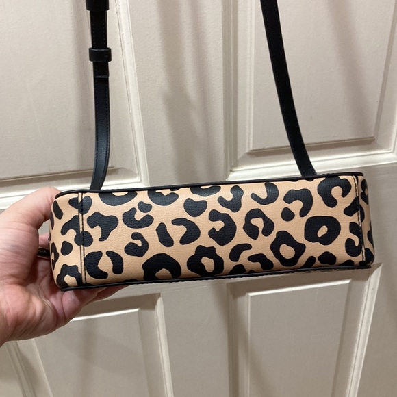 Kate Spade Harper Leopard Animal Print Crossbody Purse Bag - Picture 15 of 16